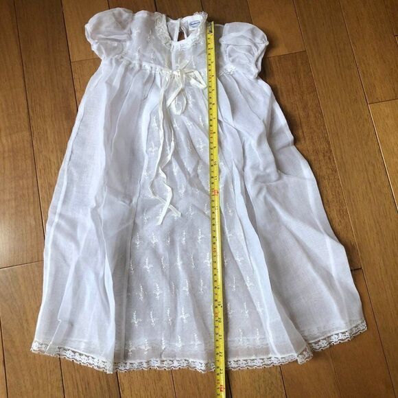 MADONNA Baby Christening Gown 6-12M LOT 4 - Picture 5 of 8